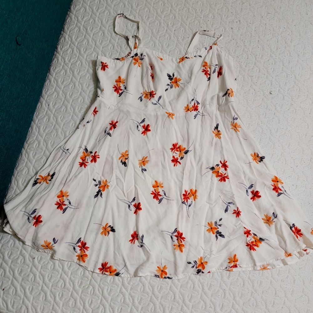 Torrid Floral Swing Mini Dress